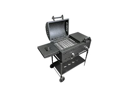 تصویر باربیکیو گازی زغالی با پلوپز گازاکس مدل 8040